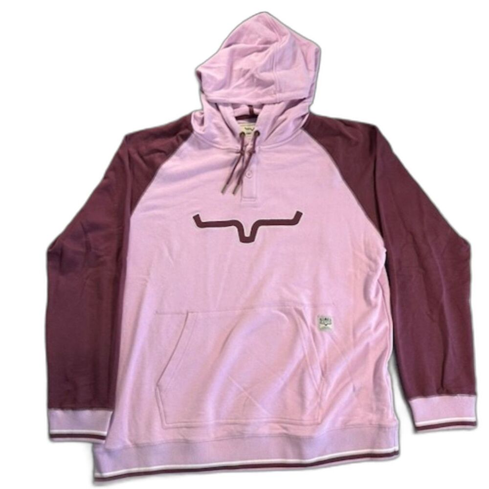 Kimes Ranch Women's Hoodie XXL Pink Pullover Western Logo Sweatshirt